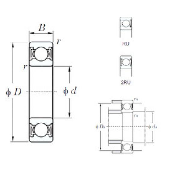 Подшипник 6014-2RU KOYO #1 image