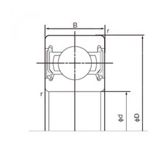 Подшипник 6207-2NSE9 NACHI #1 image