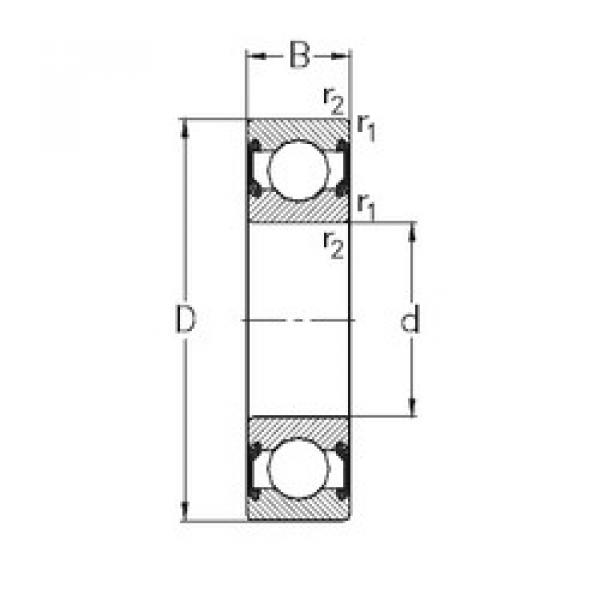 Подшипник 6200-2RS2 NKE #1 image