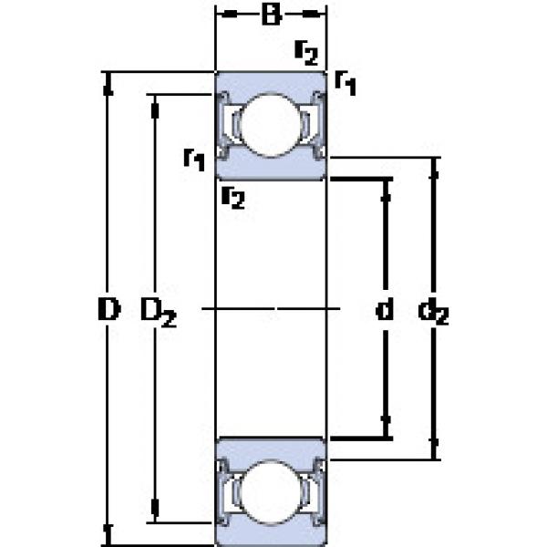 Bantalan 6003-2RSLTN9/HC5C3WT SKF #1 image