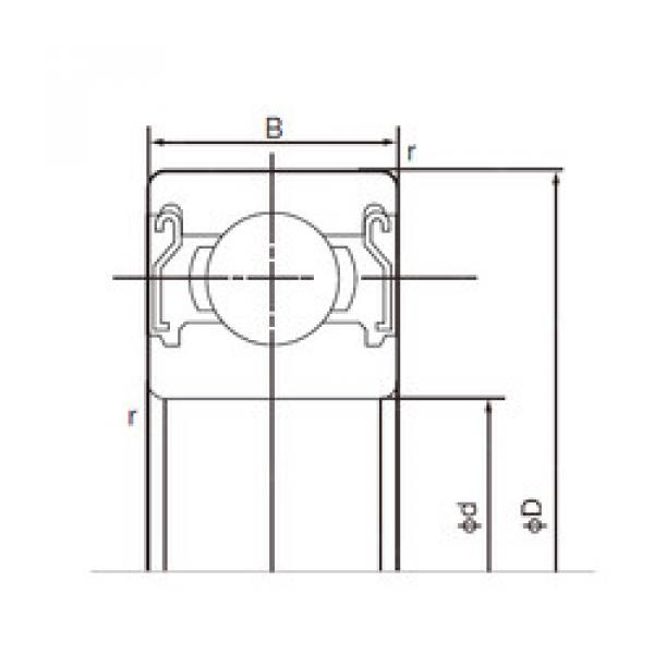 Подшипник 6017ZZ NACHI #1 image