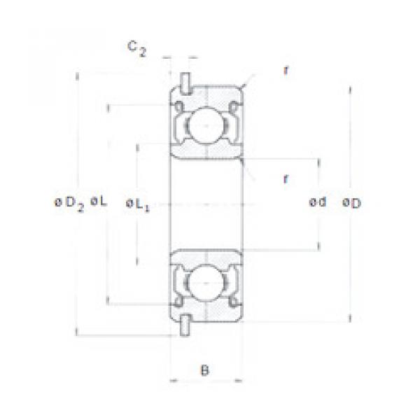 Bantalan 607ZZNR NMB #1 image