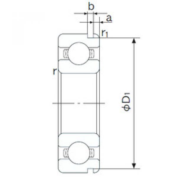 Подшипник 6221N NACHI #1 image