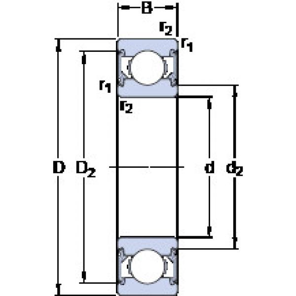 Bantalan 6005-2RSH SKF #1 image