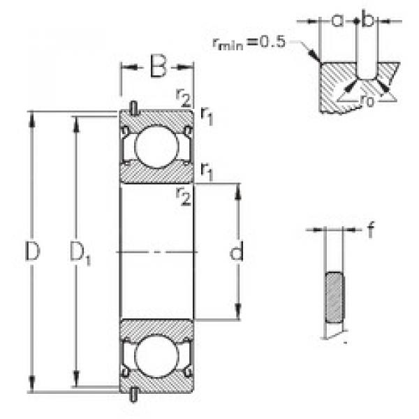 Подшипник 6215-2Z-NR NKE #1 image