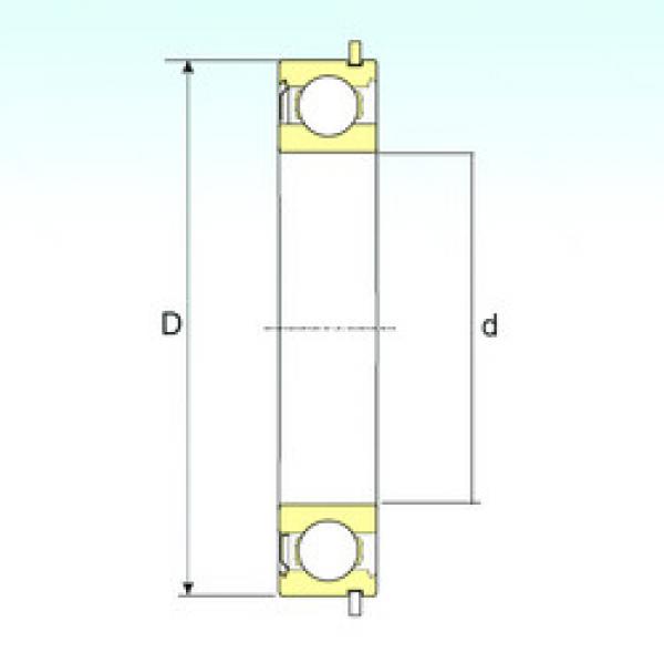 Подшипник 6208-ZNR ISB #1 image