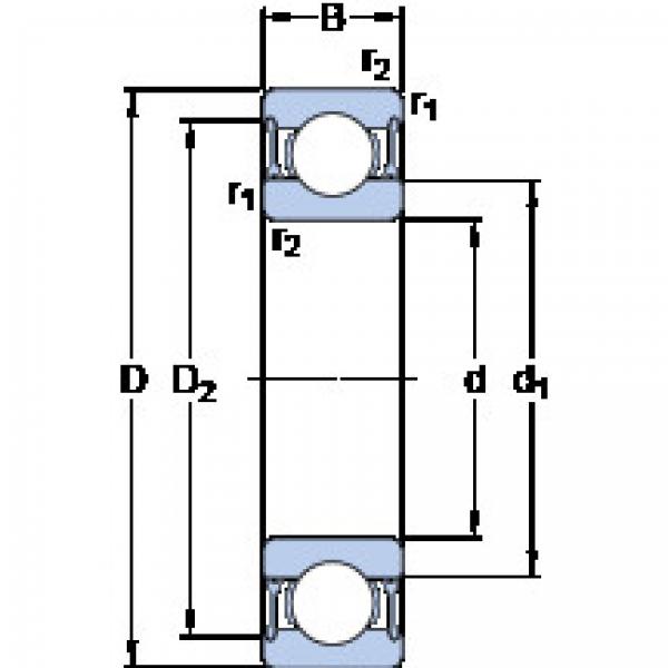 Подшипник 61826-2RZ SKF #1 image