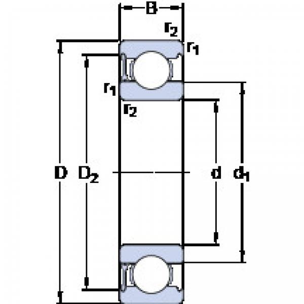 Подшипник 6305-RZ SKF #1 image