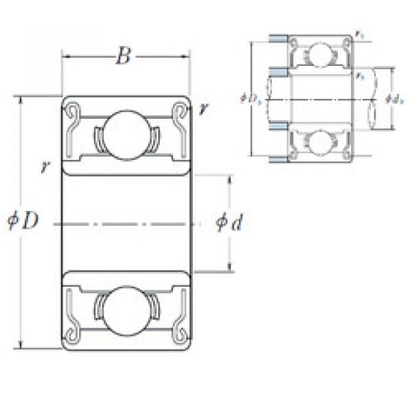 Подшипник 603 ZZ NSK #1 image