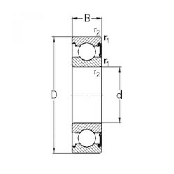 Подшипник 608-RSR NKE #1 image