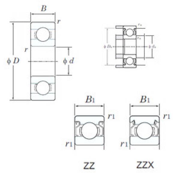 Подшипник W688ZZ KOYO #1 image