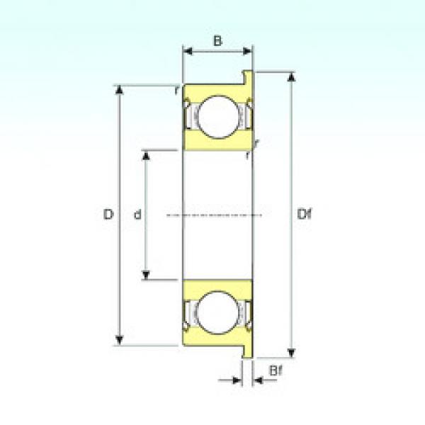 Подшипник F6800ZZ ISB #1 image