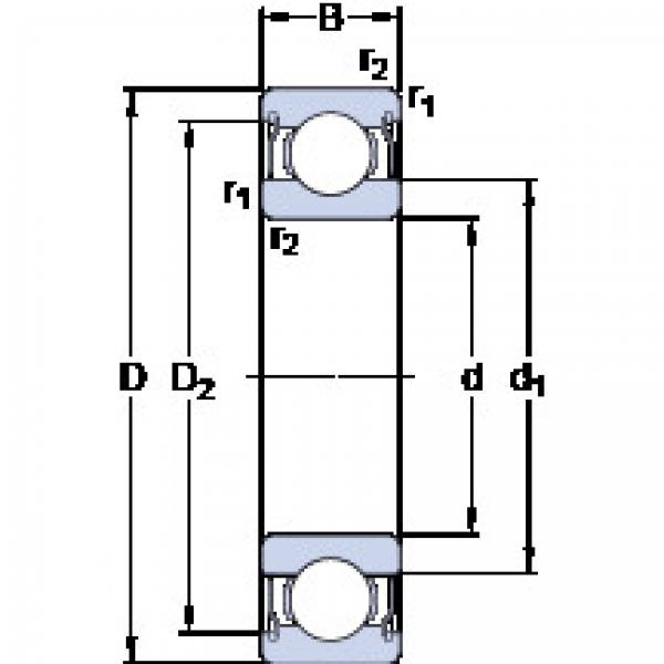 Подшипник D/W ER1038-2ZS SKF #1 image