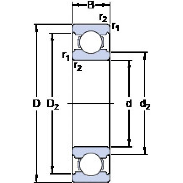 Подшипник D/W R4 SKF #1 image