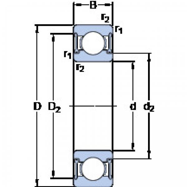 Подшипник W 628/7-2RZ SKF #1 image