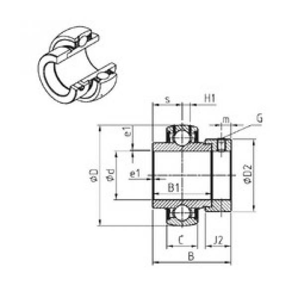 Подшипник EX202-10 SNR #1 image