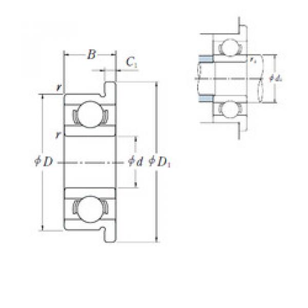 Подшипник F607 NSK #1 image