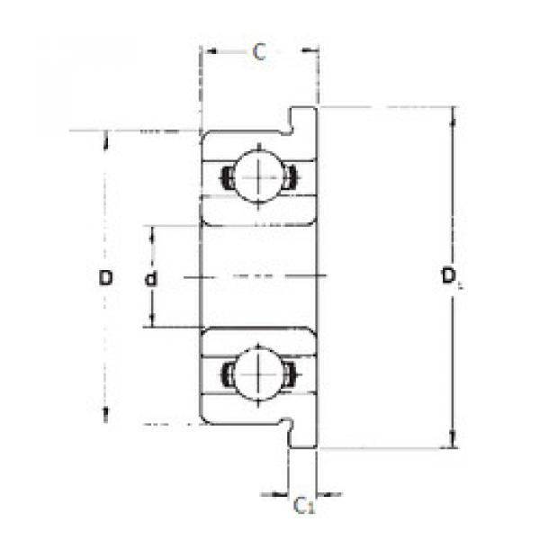 Подшипник F607 FBJ #1 image