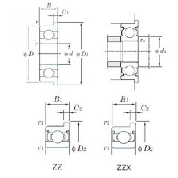 Подшипник F607ZZ KOYO #1 image