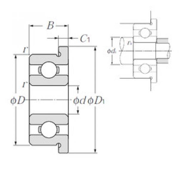 Подшипник FL604 NTN #1 image