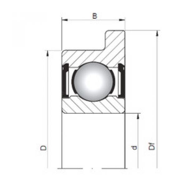 Подшипник FL60/2,5 ZZ ISO #1 image