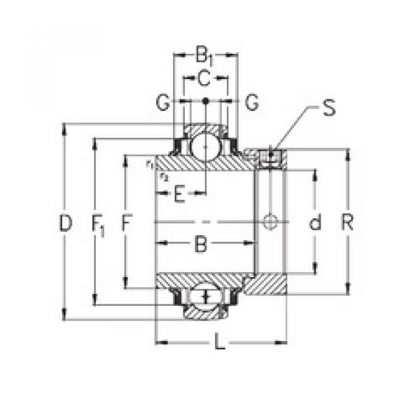 Подшипник GNE80-KRRB NKE #1 image