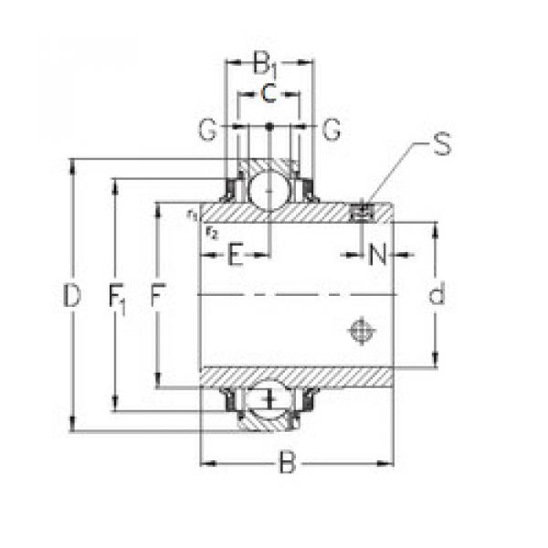 Подшипник GYE35-KRRB NKE #1 image