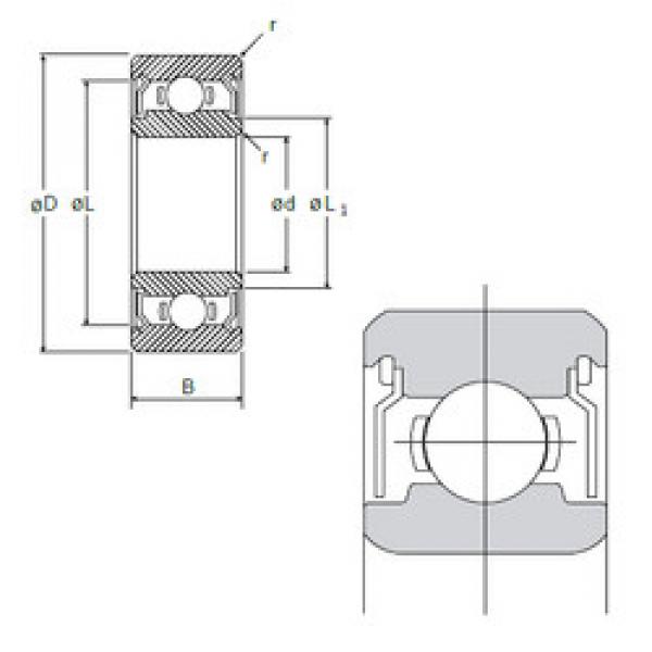 Подшипник L-1360ZZ NMB #1 image