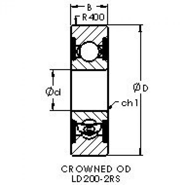 Подшипник LD206-2RS AST #1 image