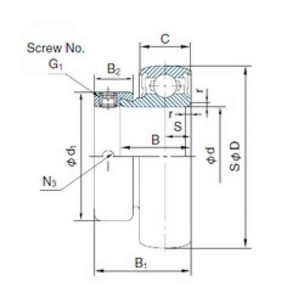 Подшипник U001+ER NACHI #1 image