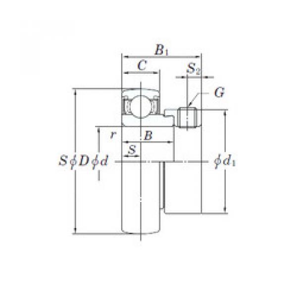 Подшипник SA205-14 KOYO #1 image