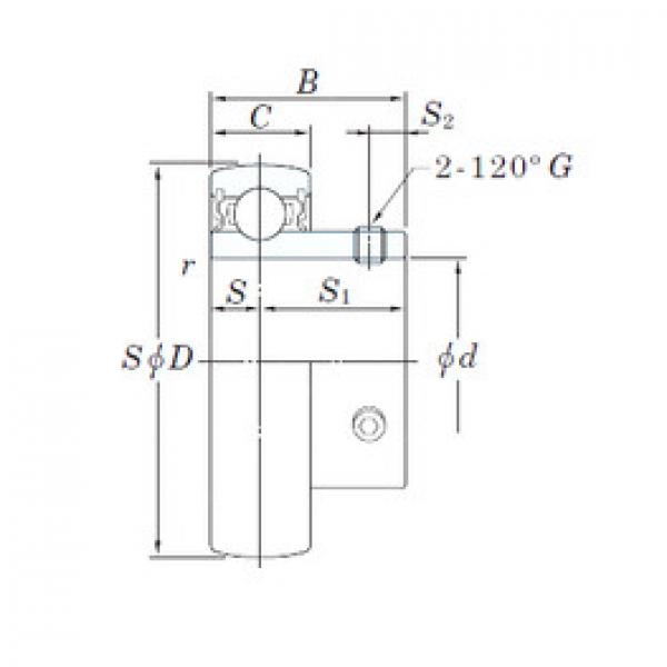 Подшипник UC201-8L2 KOYO #1 image