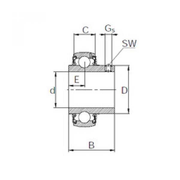 Подшипник UB205 KBC #1 image