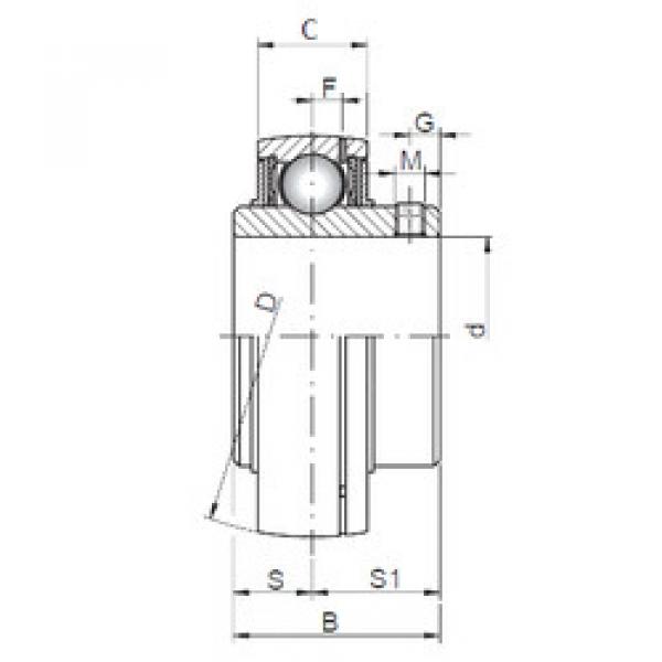 Подшипник UC205 CX #1 image