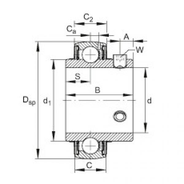 Подшипник UC206-20 FAG #1 image