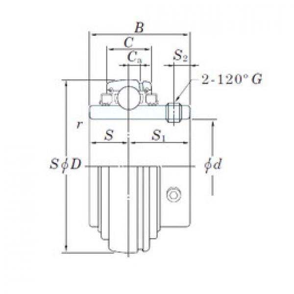 Подшипник UC207-22L3 KOYO #1 image