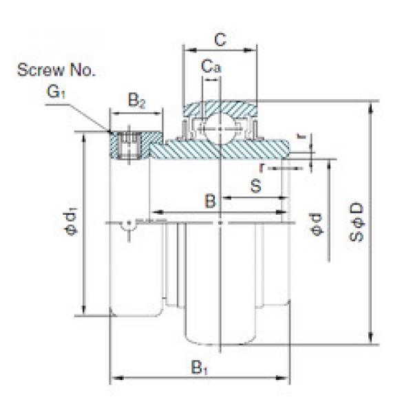 Подшипник UG206+ER NACHI #1 image