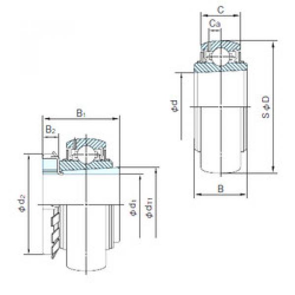 Подшипник UK209+H2309 NACHI #1 image