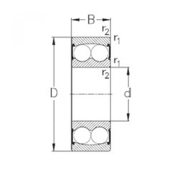 Подшипник 2303-2RS NKE #1 image