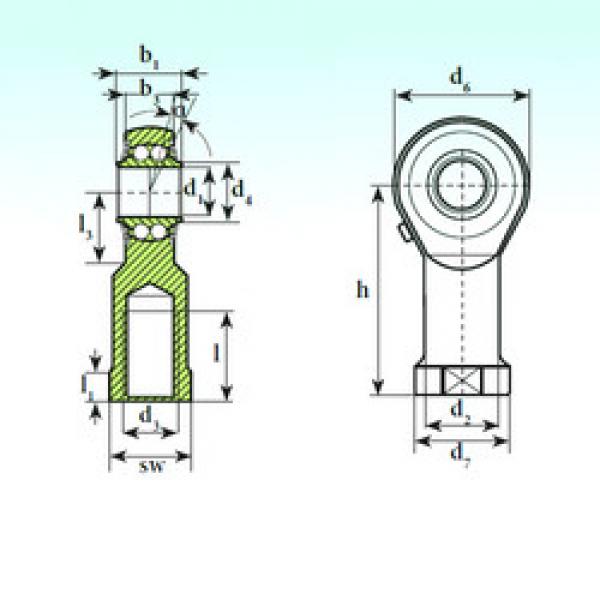 Подшипник TSF 06 BB ISB #1 image