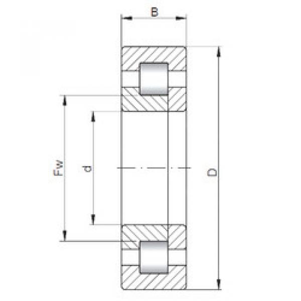 Подшипник NUP244 ISO #1 image