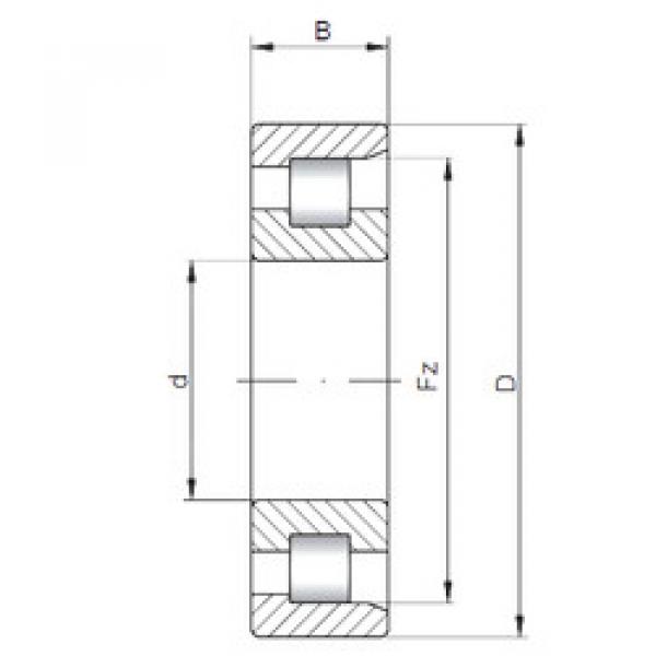 Подшипник NF319 E CX #1 image