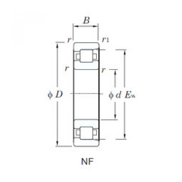 Подшипник NF212 KOYO #1 image