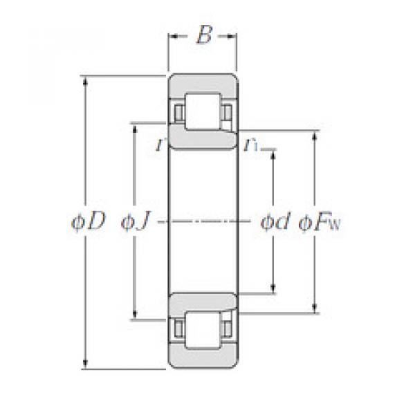 Подшипник NJ210E NTN #1 image