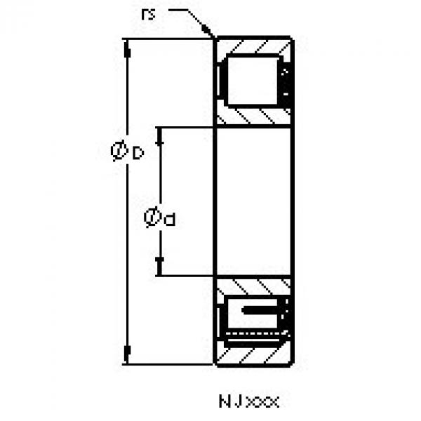 Подшипник NJ1036 M AST #1 image