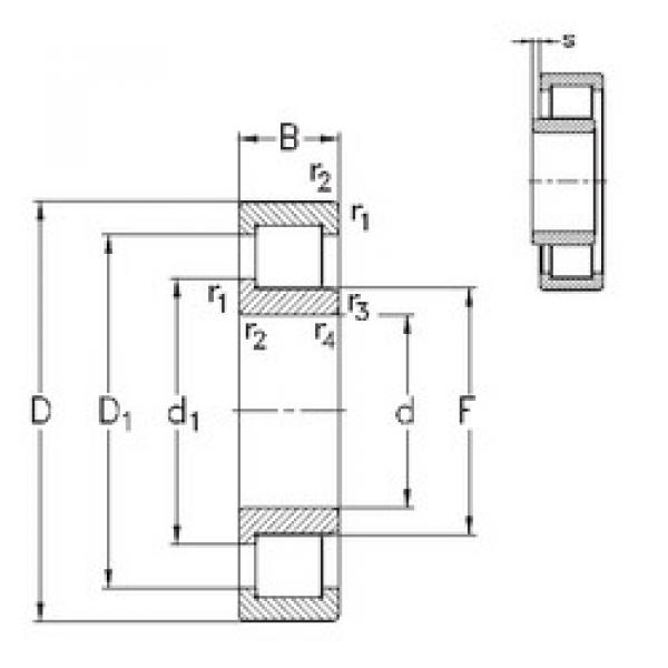 Подшипник NJ2311-E-MPA NKE #1 image