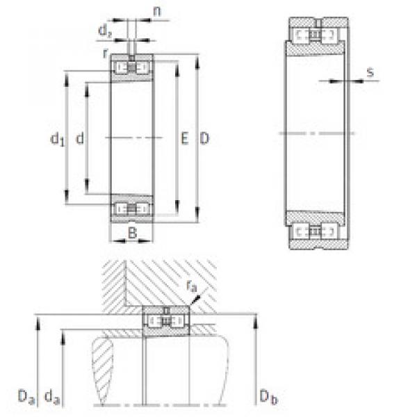 Подшипник NN3064-AS-K-M-SP INA #1 image