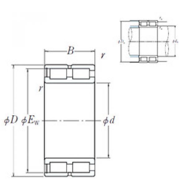 Подшипник NNCF4840V NSK #1 image