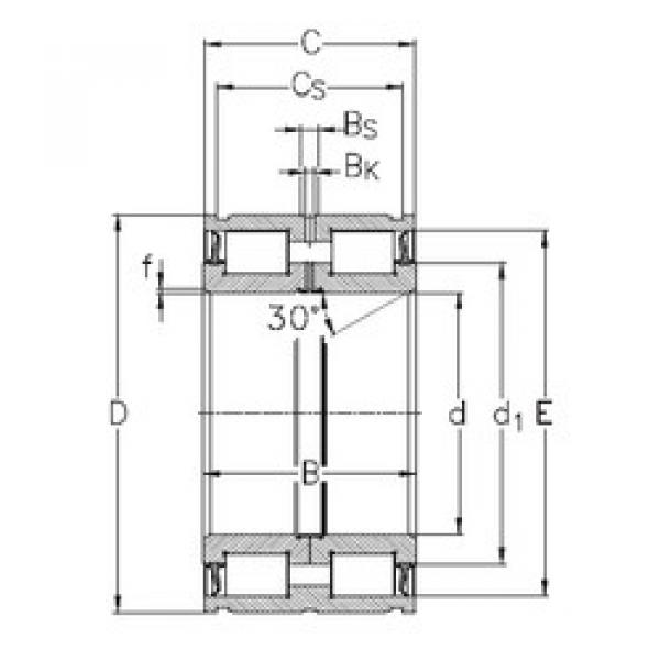 Подшипник NNF5014-2LS-V NKE #1 image