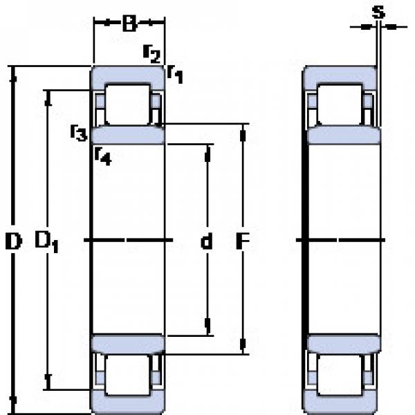 Подшипник NU 2222 ECML SKF #1 image